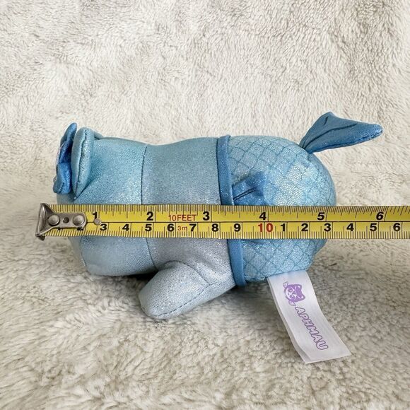 Aphmau Meemeows Blue Mermaid Cat 6” Plush Sparkle Shiny Mystery Box Toy - Picture 5 of 5